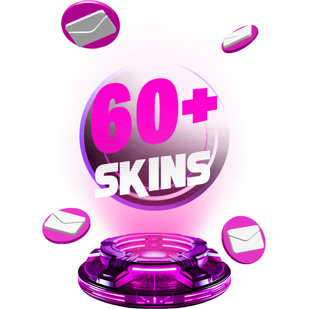 60-100 Skins Mail Access — Fortnite account