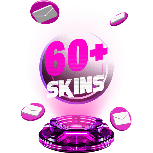 60-100 Skins Mail Access — Fortnite account
