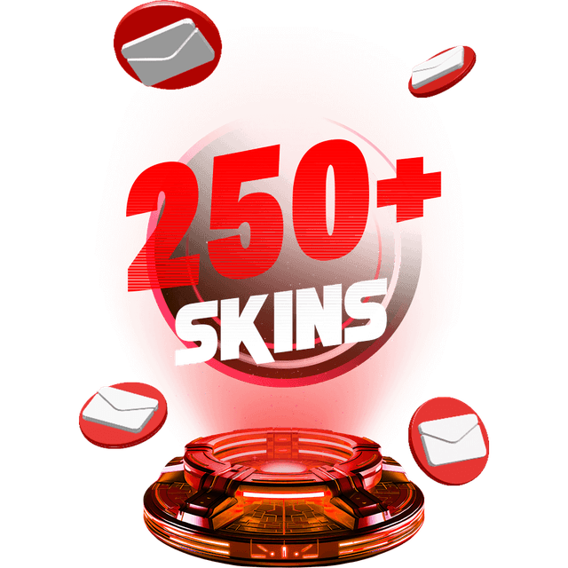 250-350 Skins Mail Access — Fortnite account